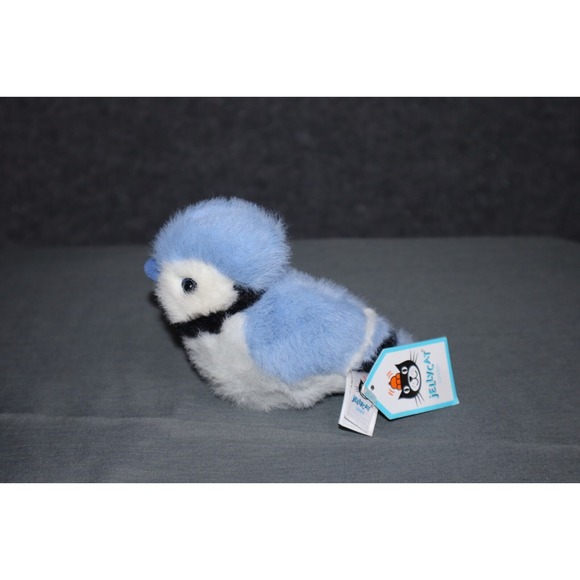 Jellycat I Am Birding Blue Jay Blue Plush Doll Stuffed Animal Toy - Main Image